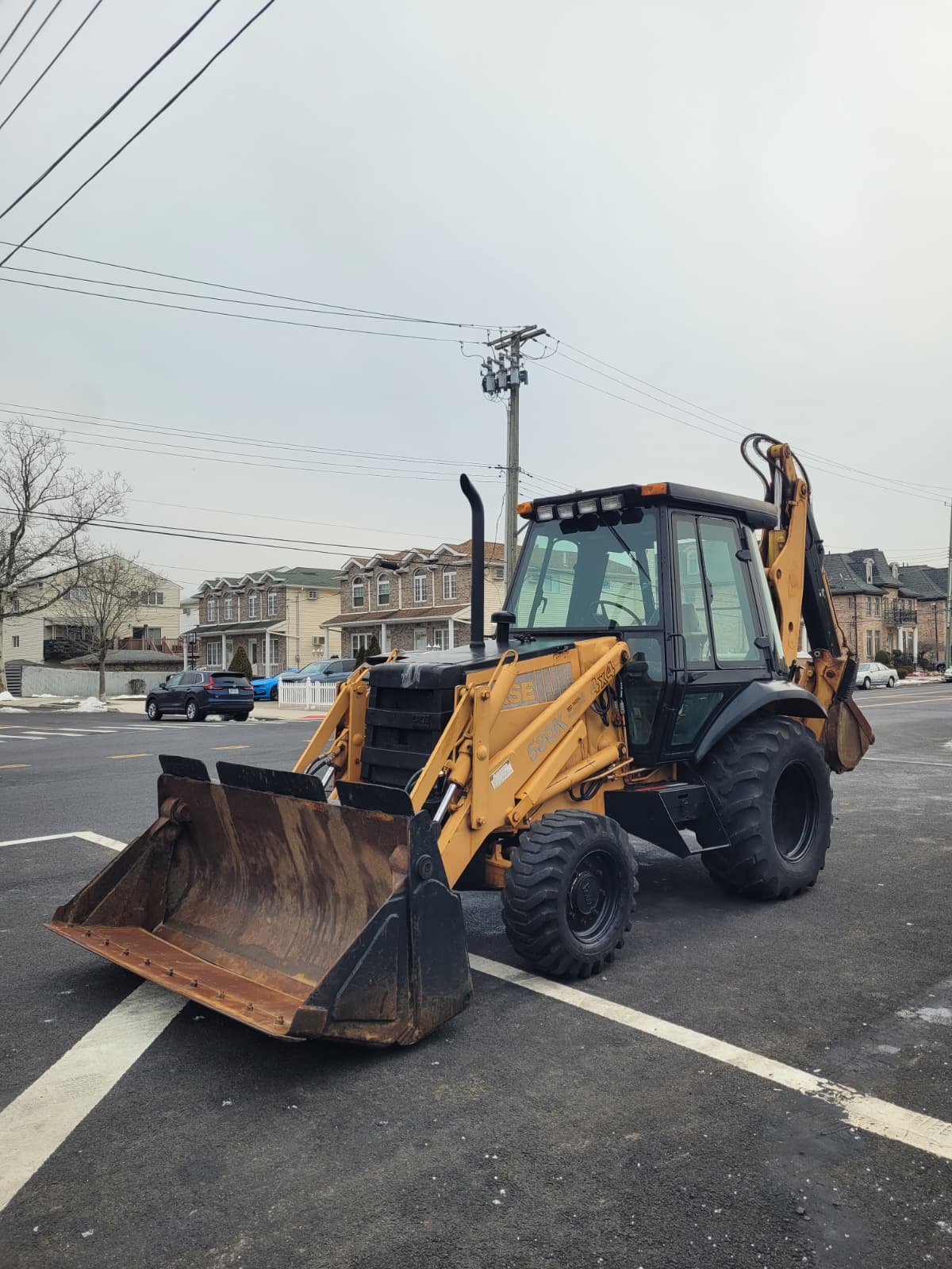 1987 Case 580K 4 x 4 Loader Backhoe w/Extendahoe
