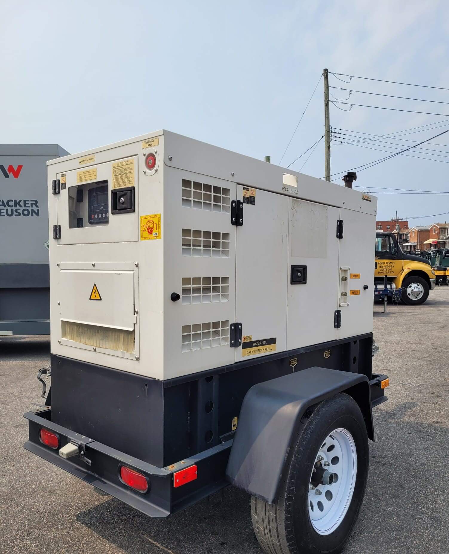 2018 Wanco WSP12-1 Towable Generator-12kw