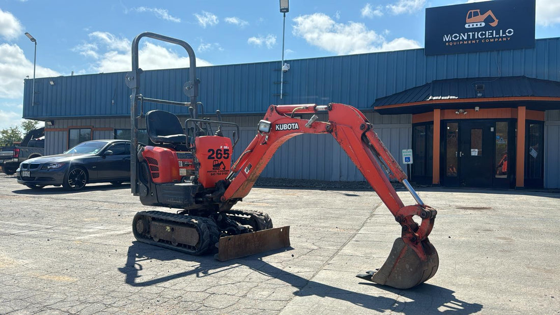2018 Kubota SV008-3 Mini Excavator
