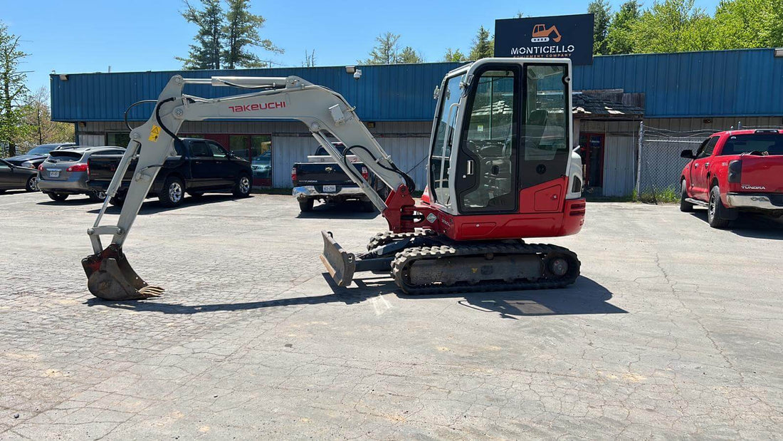 2016 Takeuchi TB240 Mini Excavator-Hours: 2,132