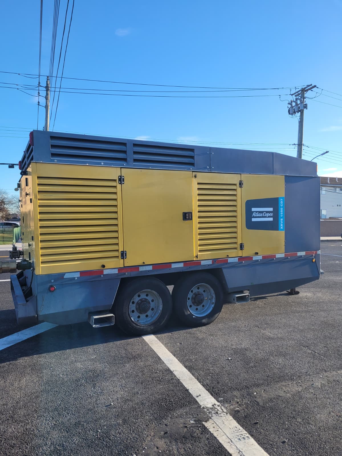 2017 Atlas Copco XRVS1550 CD7 Towable Air Compressor
