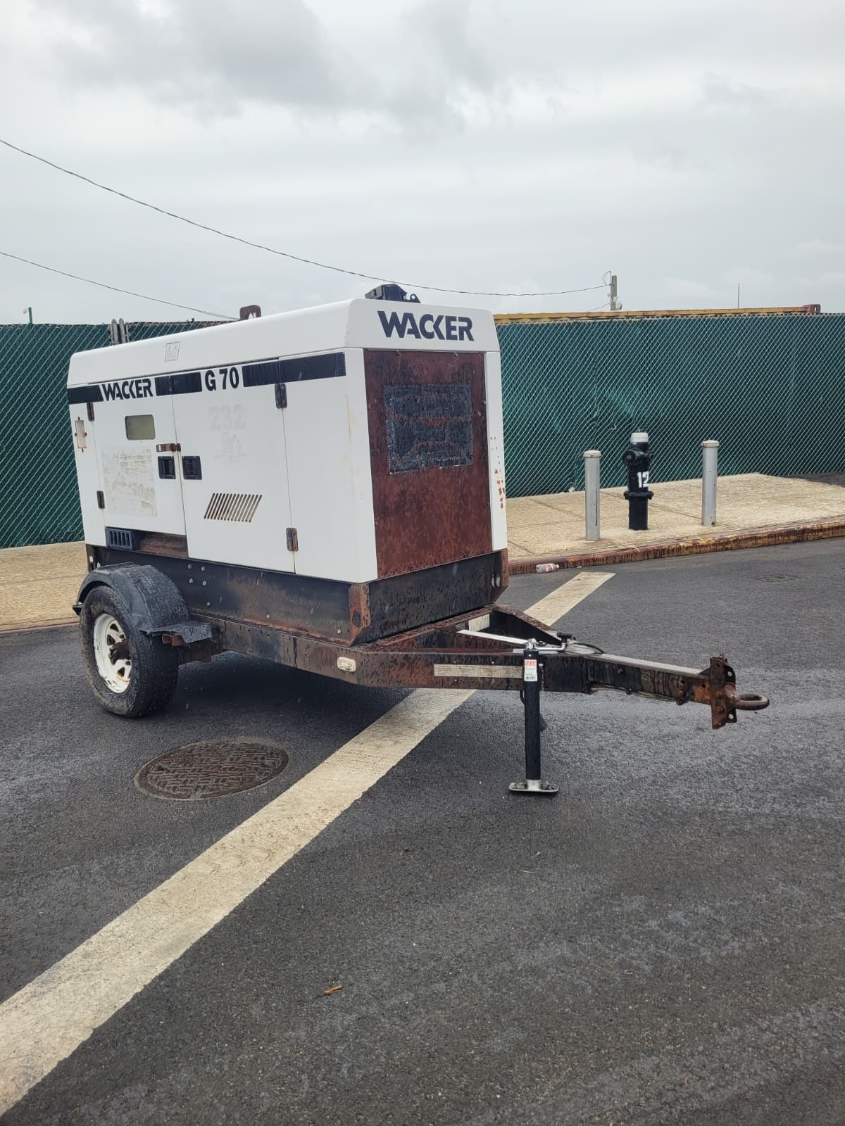 2004 Wacker Neuson G70 Towable Generator