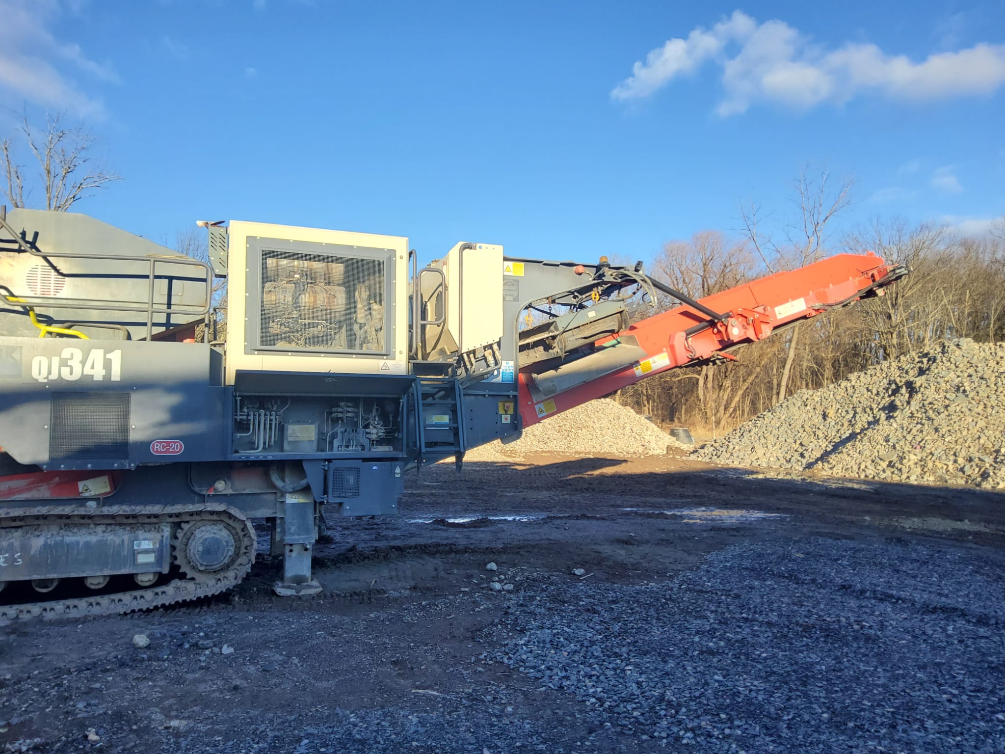 2016 Sandvik QJ341 Mobile Jaw Crusher