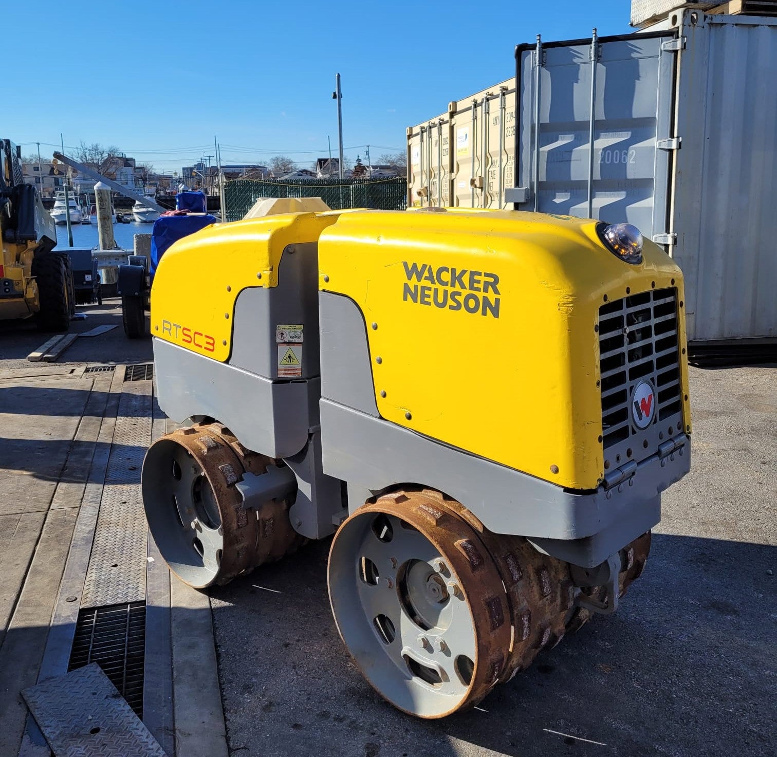 2015 Wacker Neuson RTSC3 Trench Roller W/Remote Control