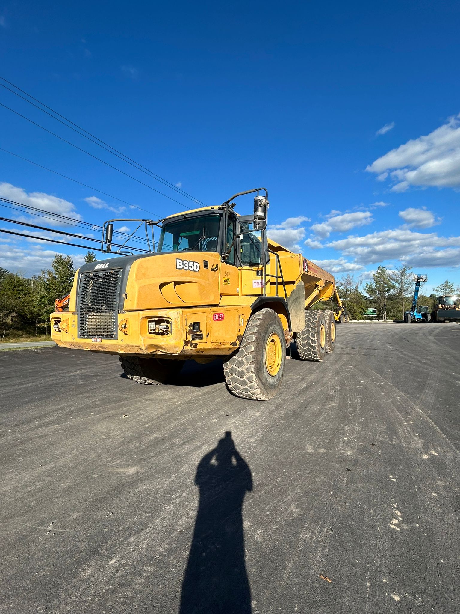 2013 Bell ADT B35D Articulated Dump Truck