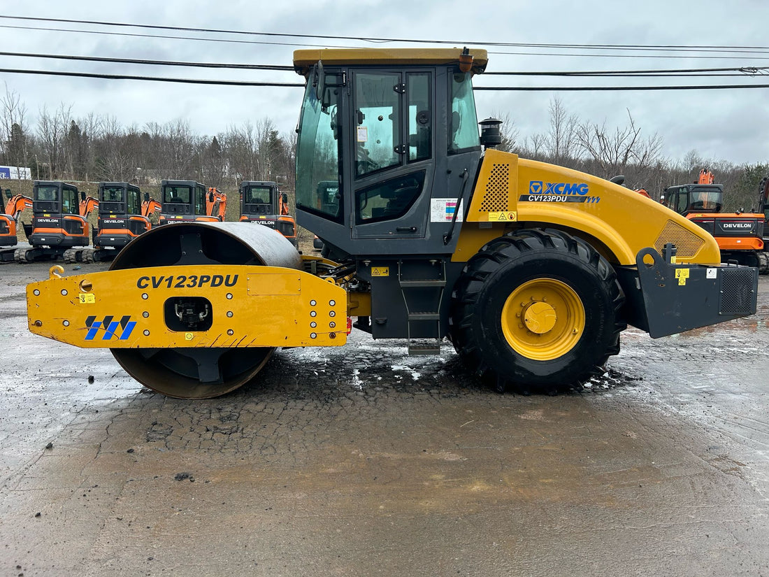 2019 XCMG CV123PDU Smooth Drum Vibratory Roller