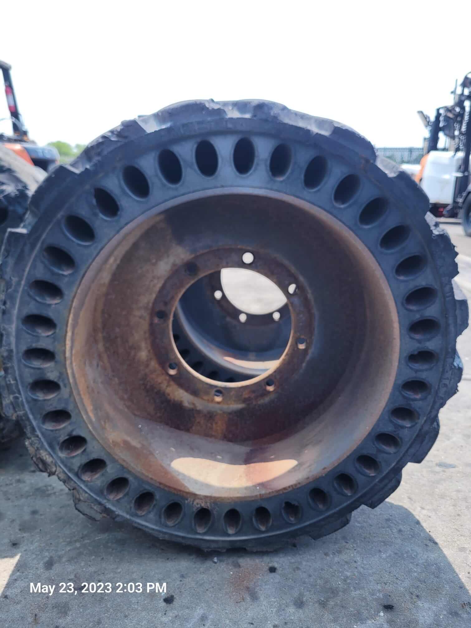 Used Skid Steer Tires with Rims - Set of 4