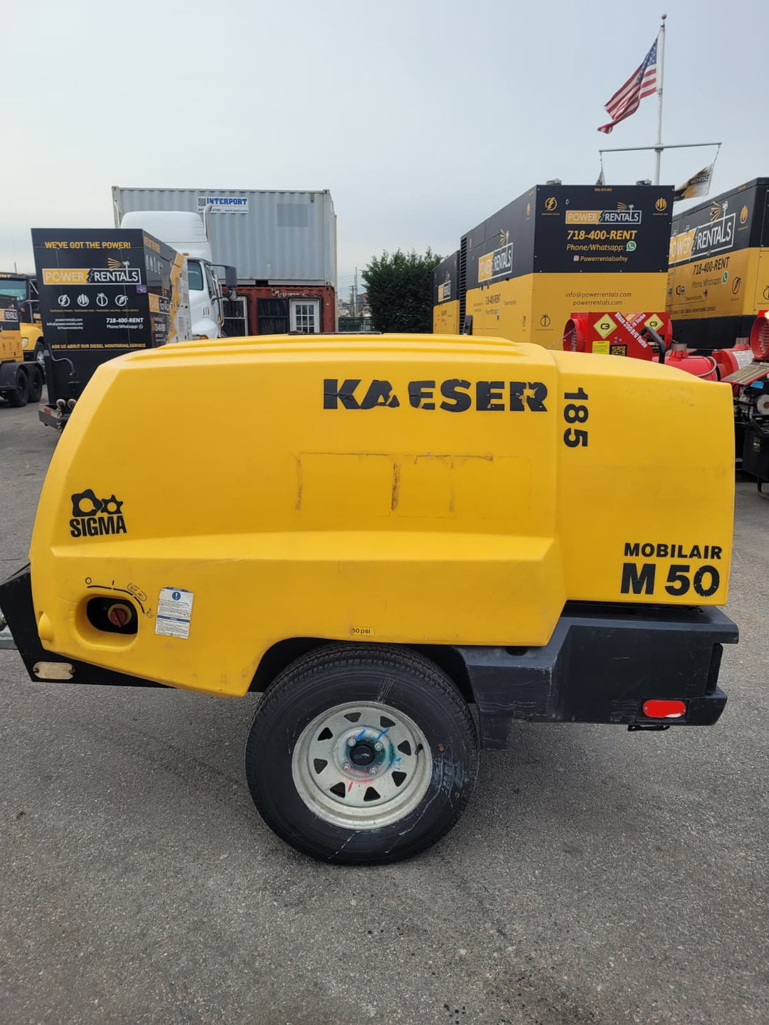 2017 Kaeser M50 Towable Air Compressor