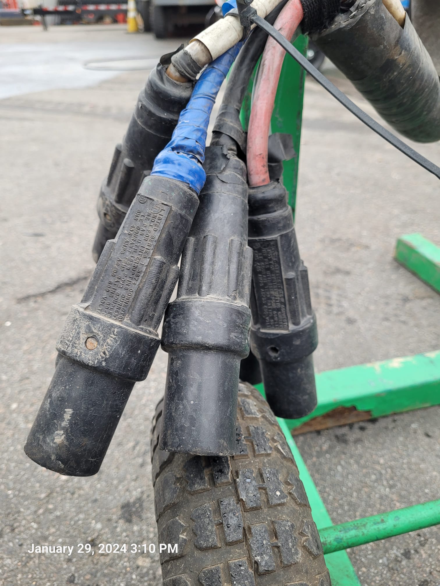 Power Temp Systems P-125Q-SR Portable Power Distribution Cart