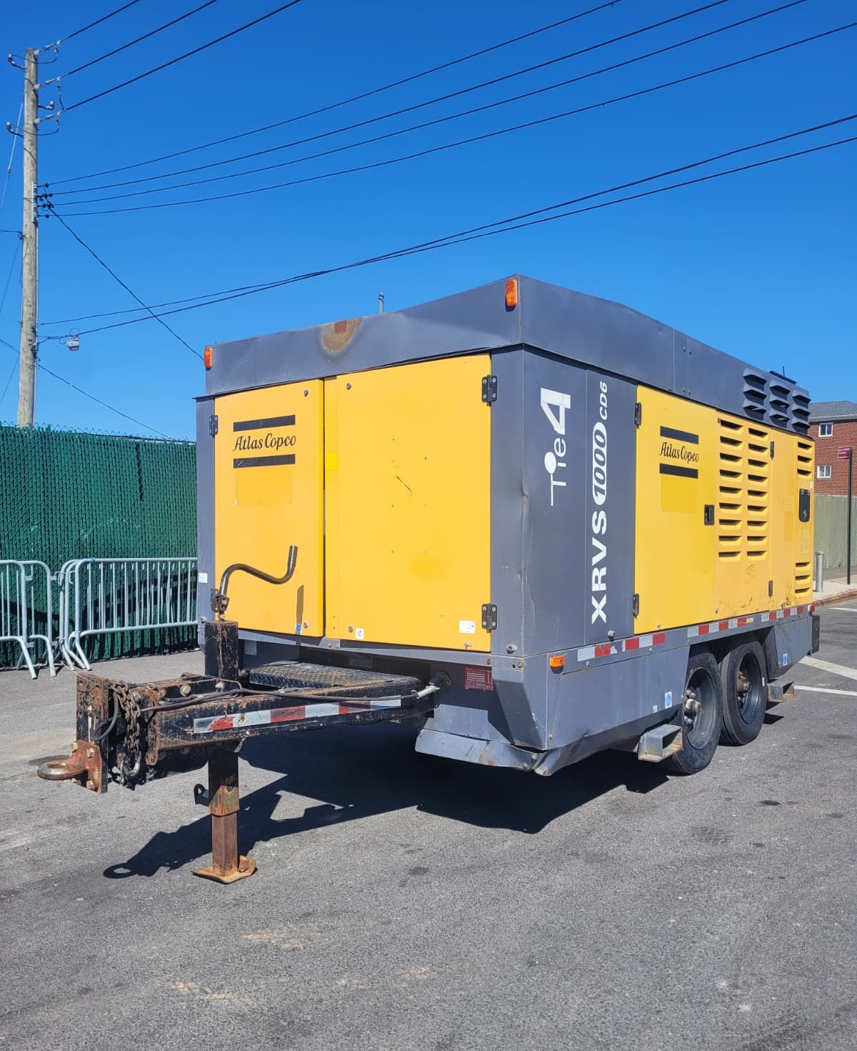 2012 Atlas Copco XRVS1000CD6 Air Compressor
