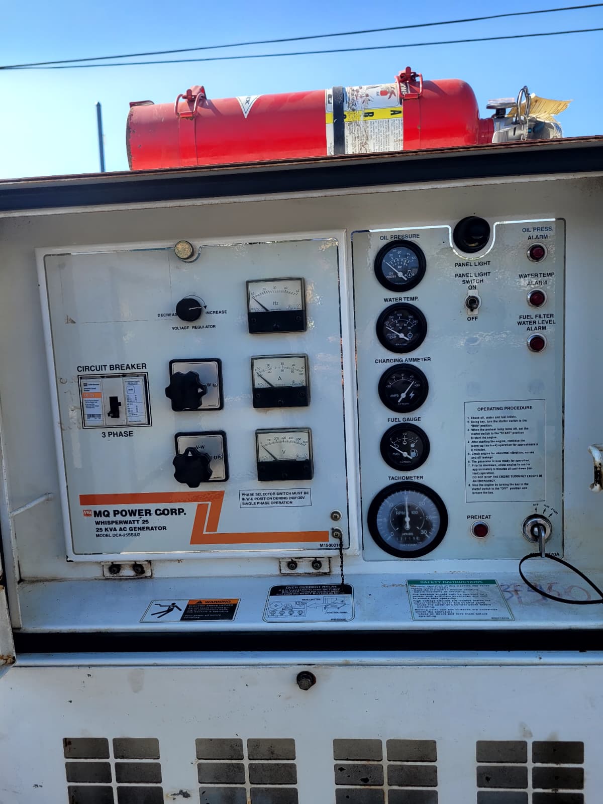 2005 MQ Whisperwatt DCA25-SSIU2