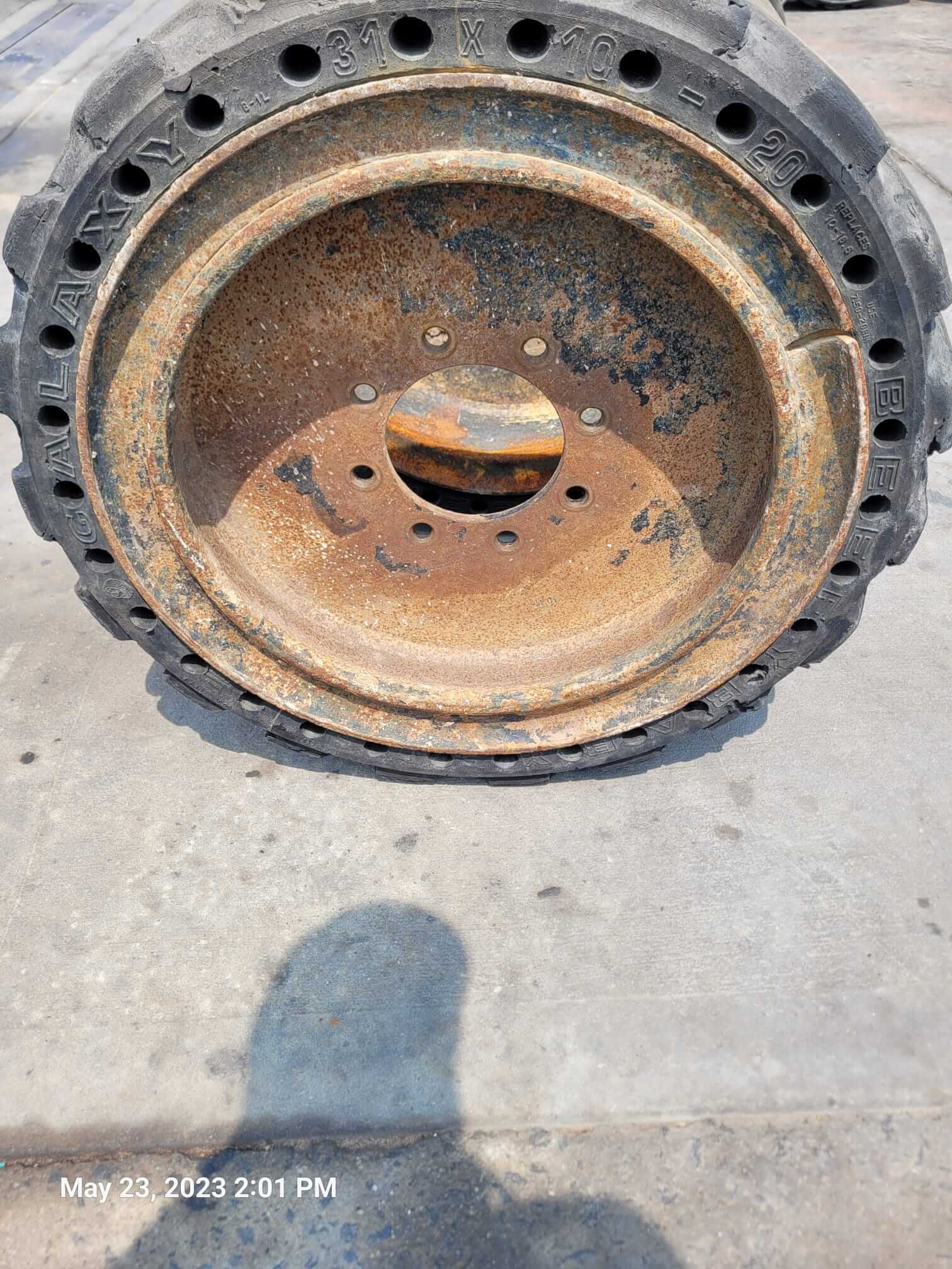 Used Skid Steer Tires with Rims - Set of 4