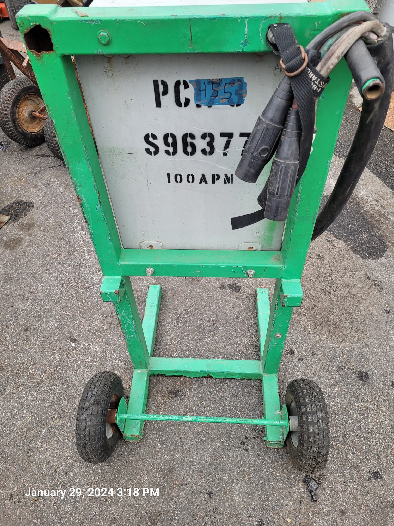 Power Temp Systems P-125Q-SR Portable Power Distribution Cart