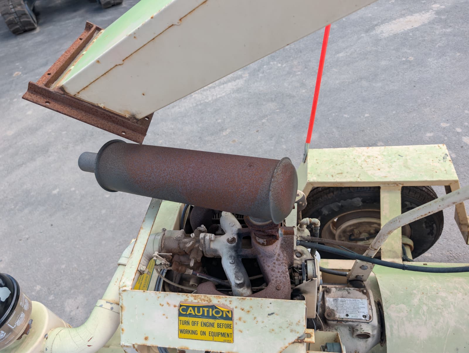 1991 Finn B70 Straw Blower