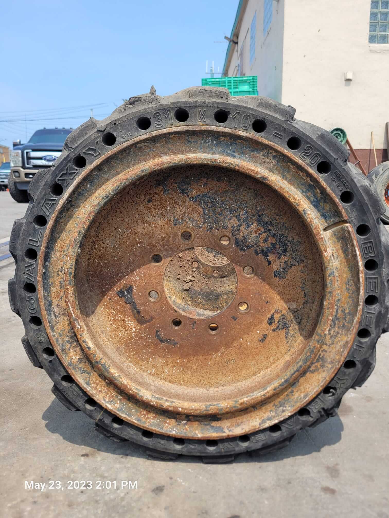 Used Skid Steer Tires with Rims - Set of 4
