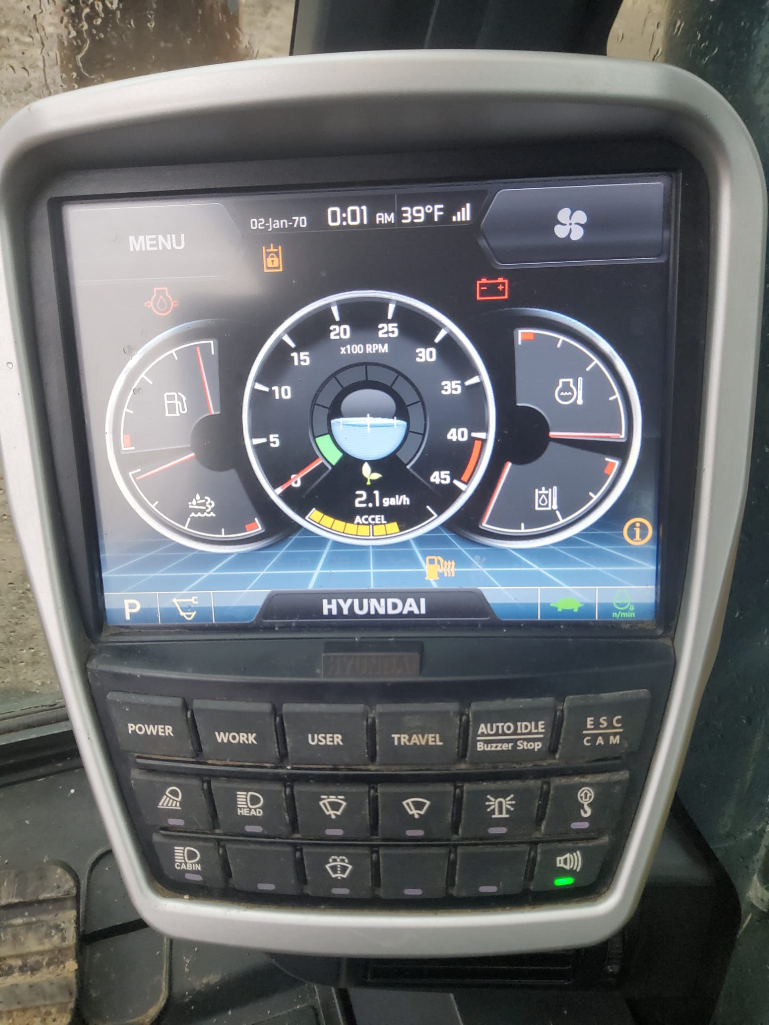 2022 Hyundai HX220AL Excavator w/Thumb