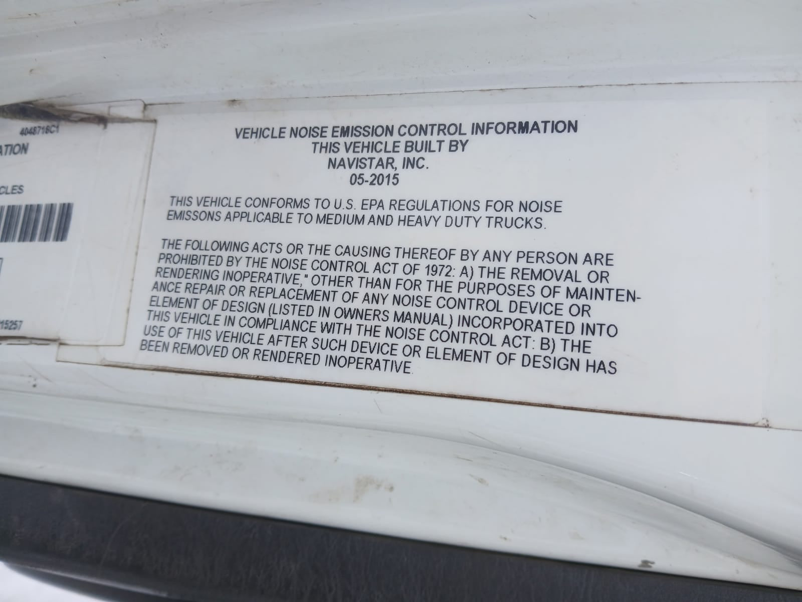 2016 International Durastar 4300 Mechanic Service/Utility Truck with Crane