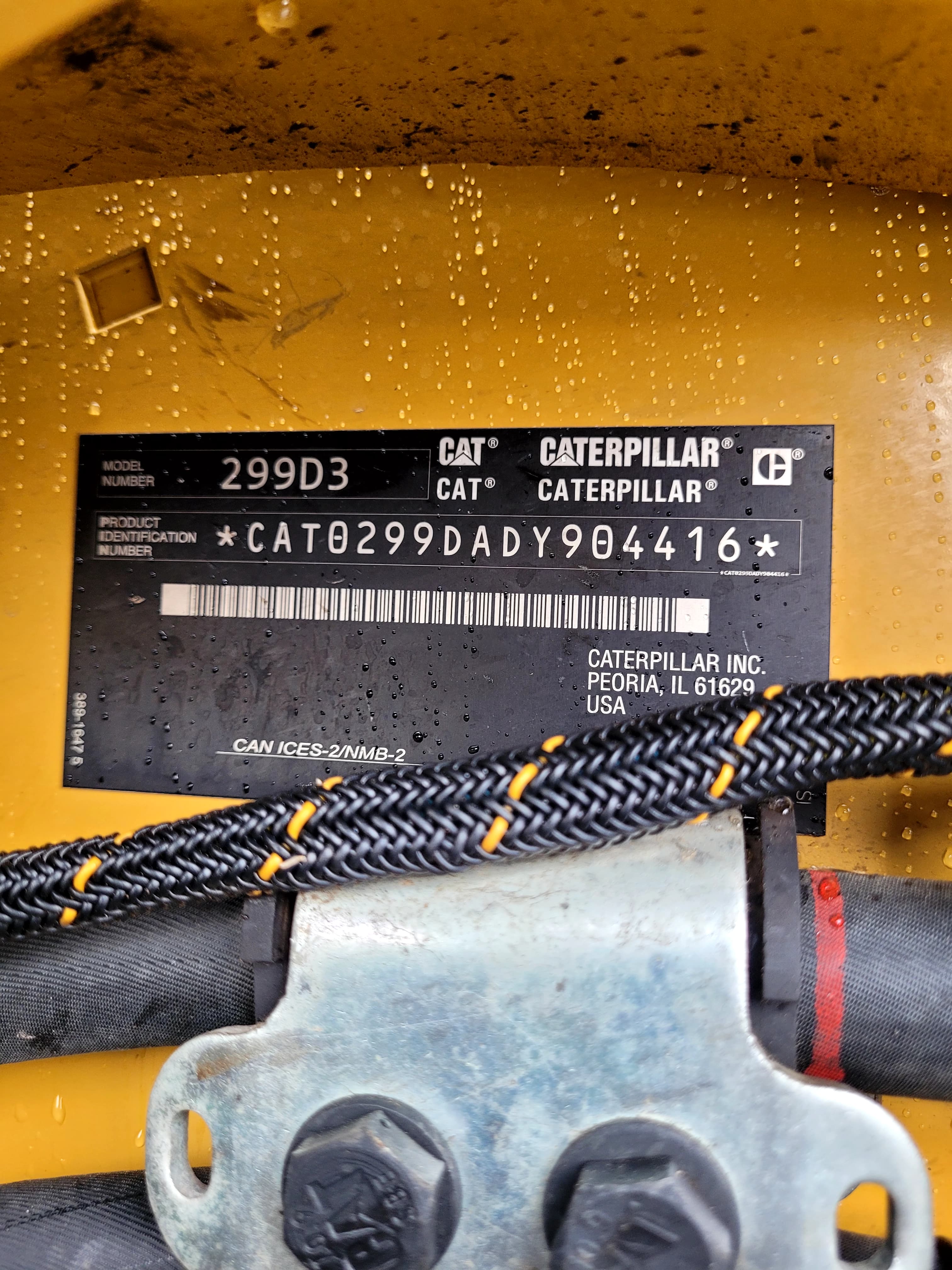 2021 Caterpillar 299D3 Track Skid Steer