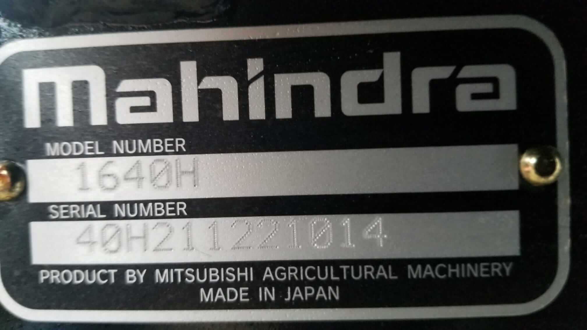 2022 Mahindra 1640HST Compact Utility Tractor W/Loader & Backhoe-New