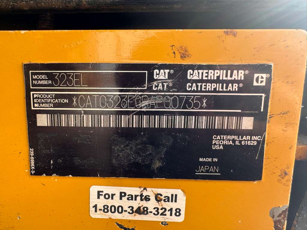 2014 CAT 323E L Excavator