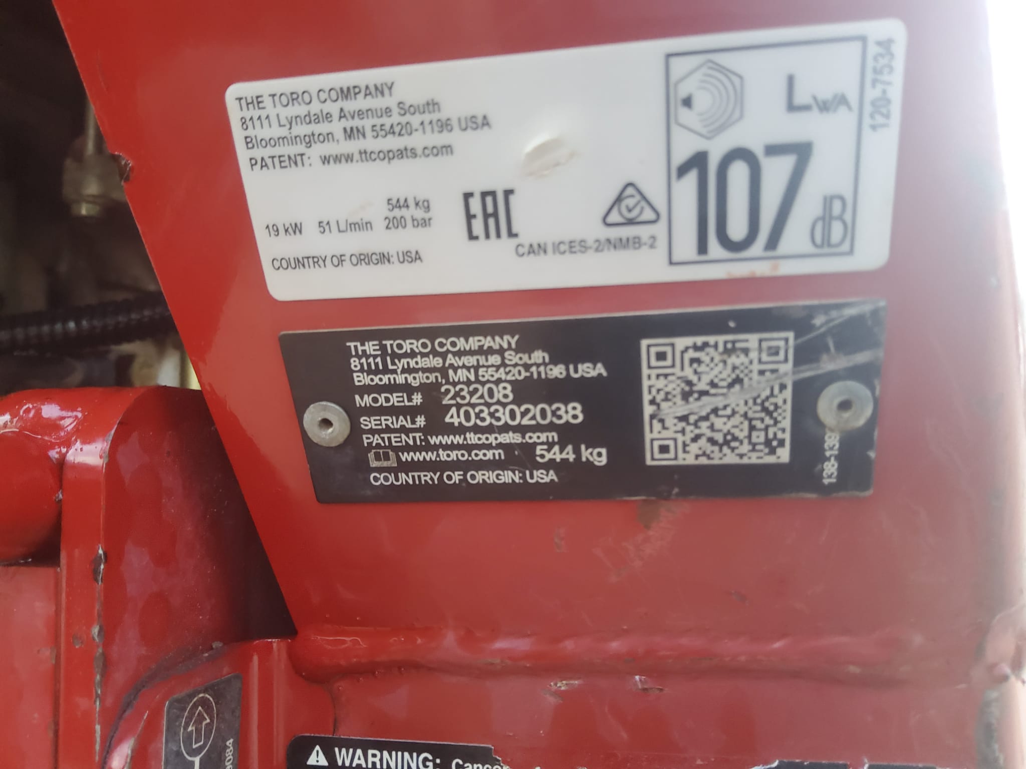 2018 Toro STX-26 Stump Grinder