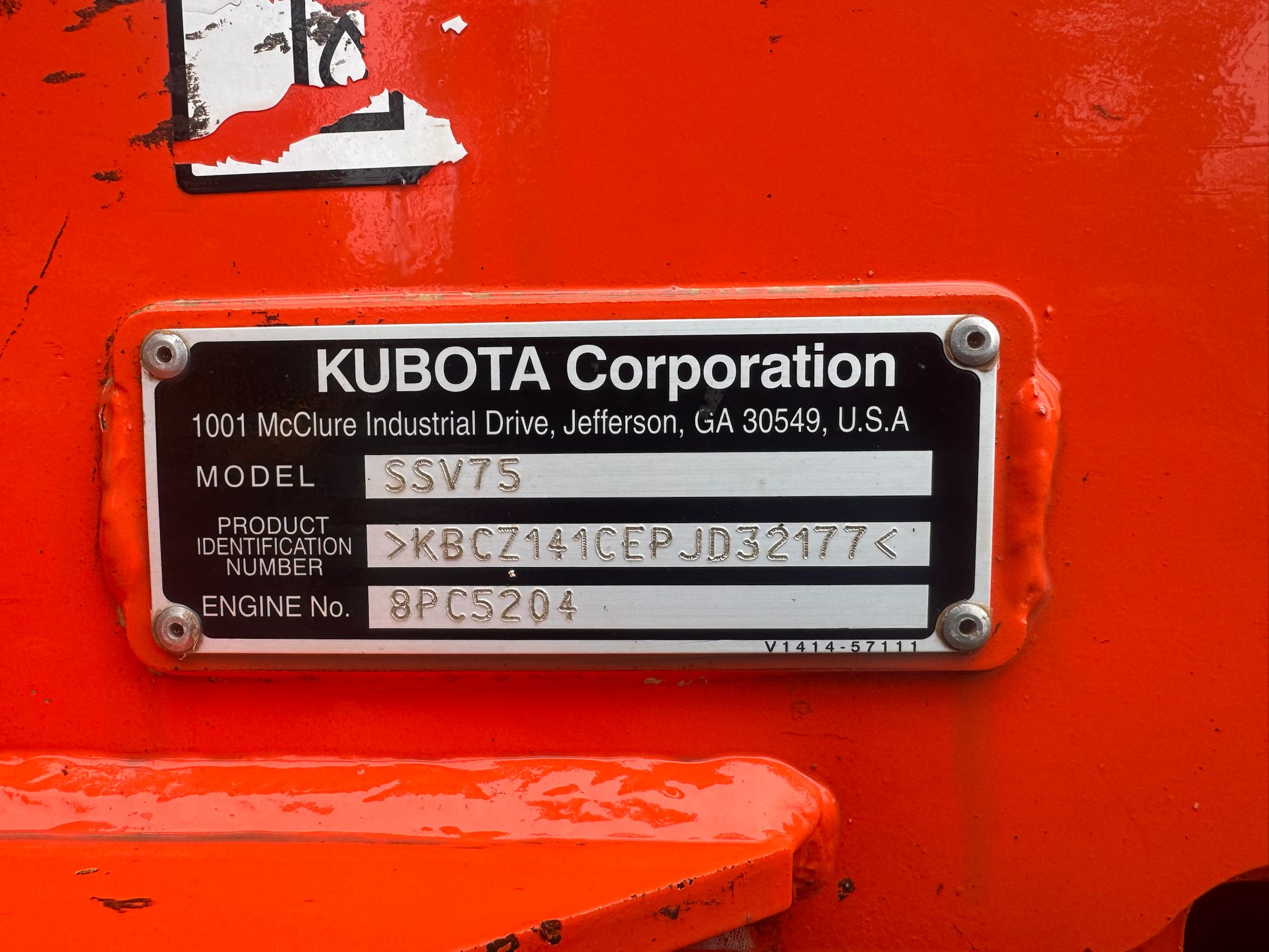 2023 Kubota SSV75 Skid Steer