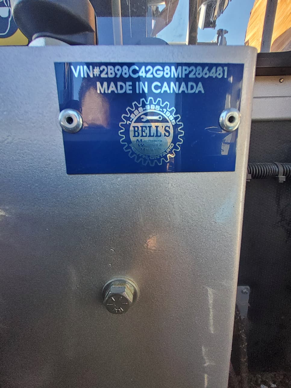 2021 Bells Machining 8000 Firewood Processor-Trailer Mounted