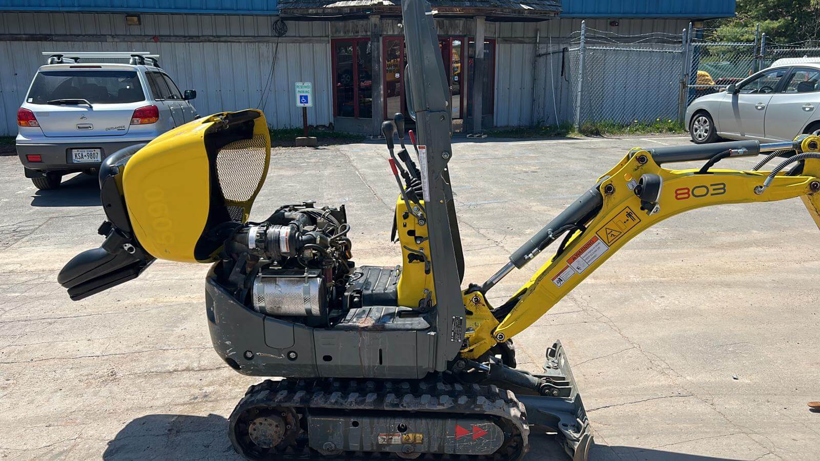 2021 Wacker Neuson 803 Mini Excavator