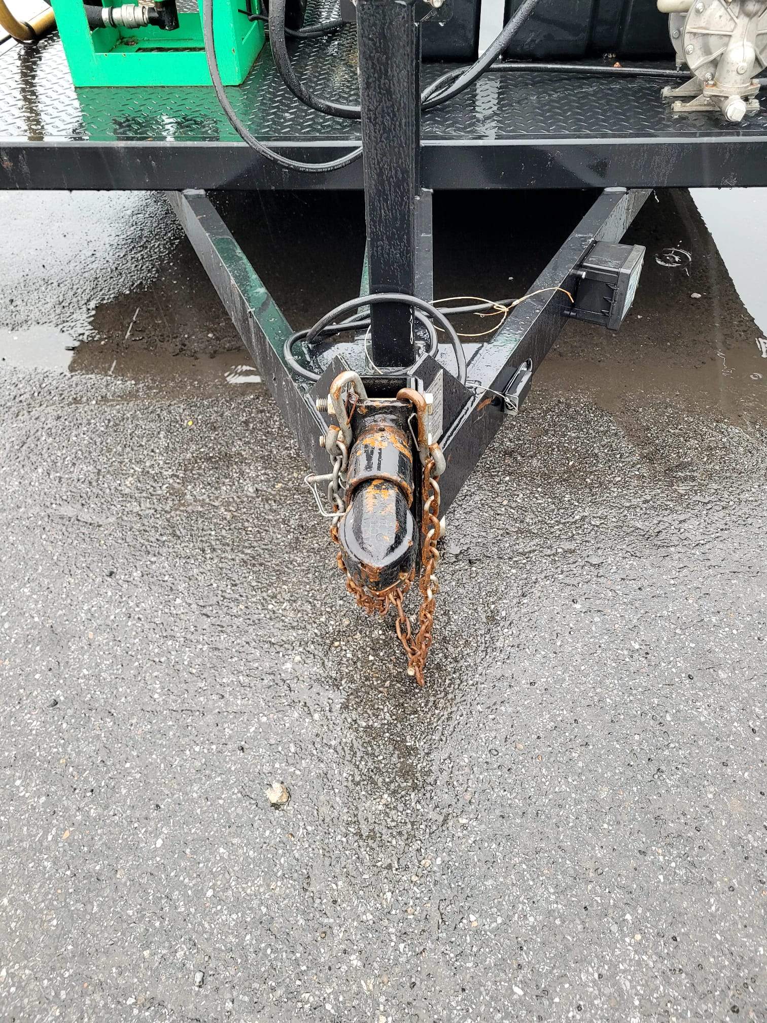 2018 Dustless Blasting DB800M Unit with Air Compressor and Trailer