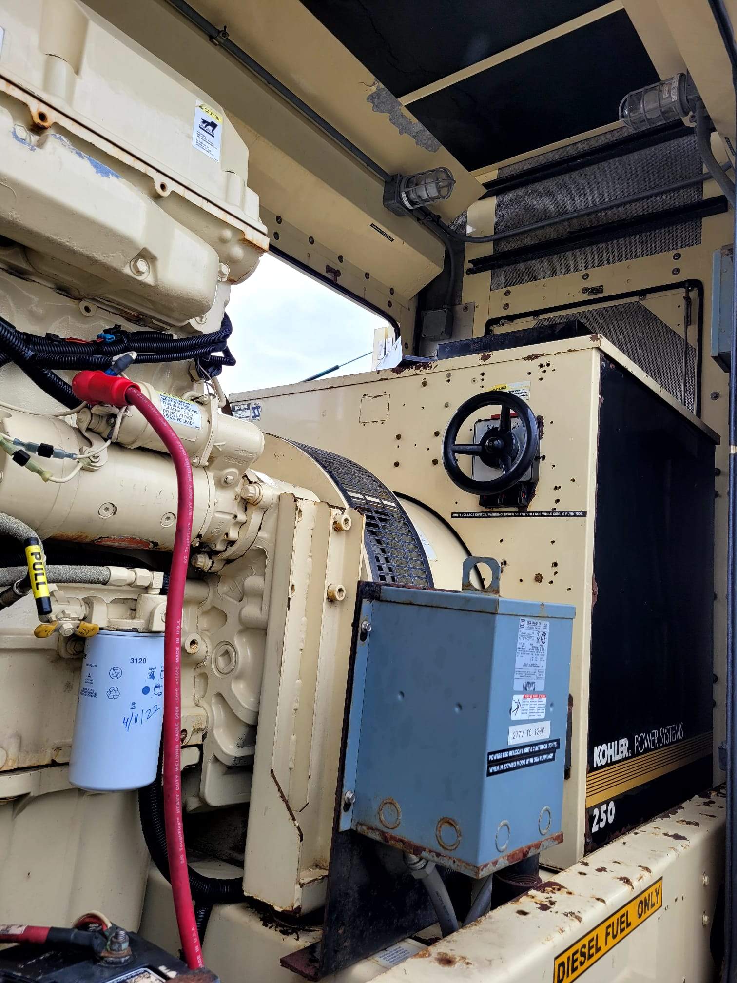 2006 Kohler 250REOZDB 250kw Towable Generator