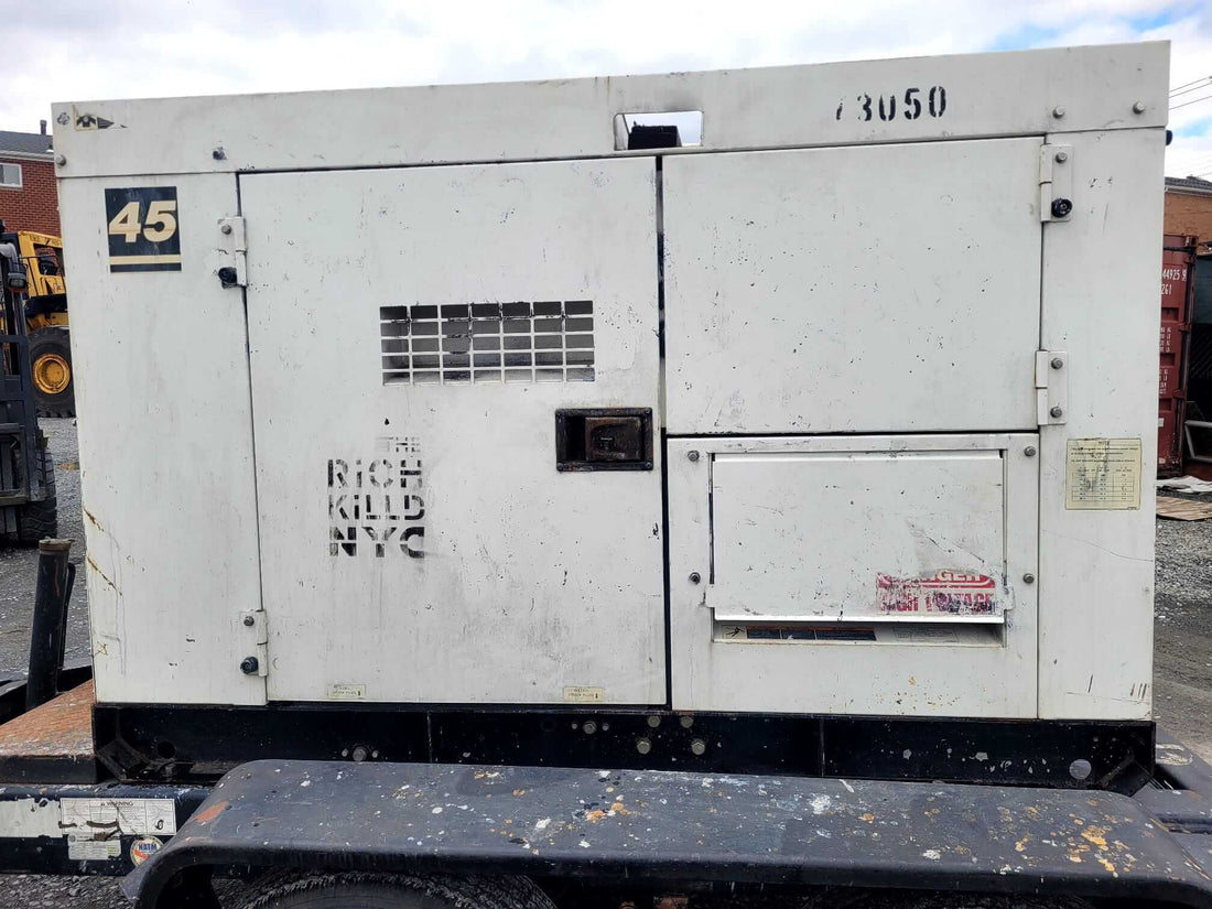 2007 MQ Whisperwatt DCA-45SSIU3 (45kva) Towable Generator