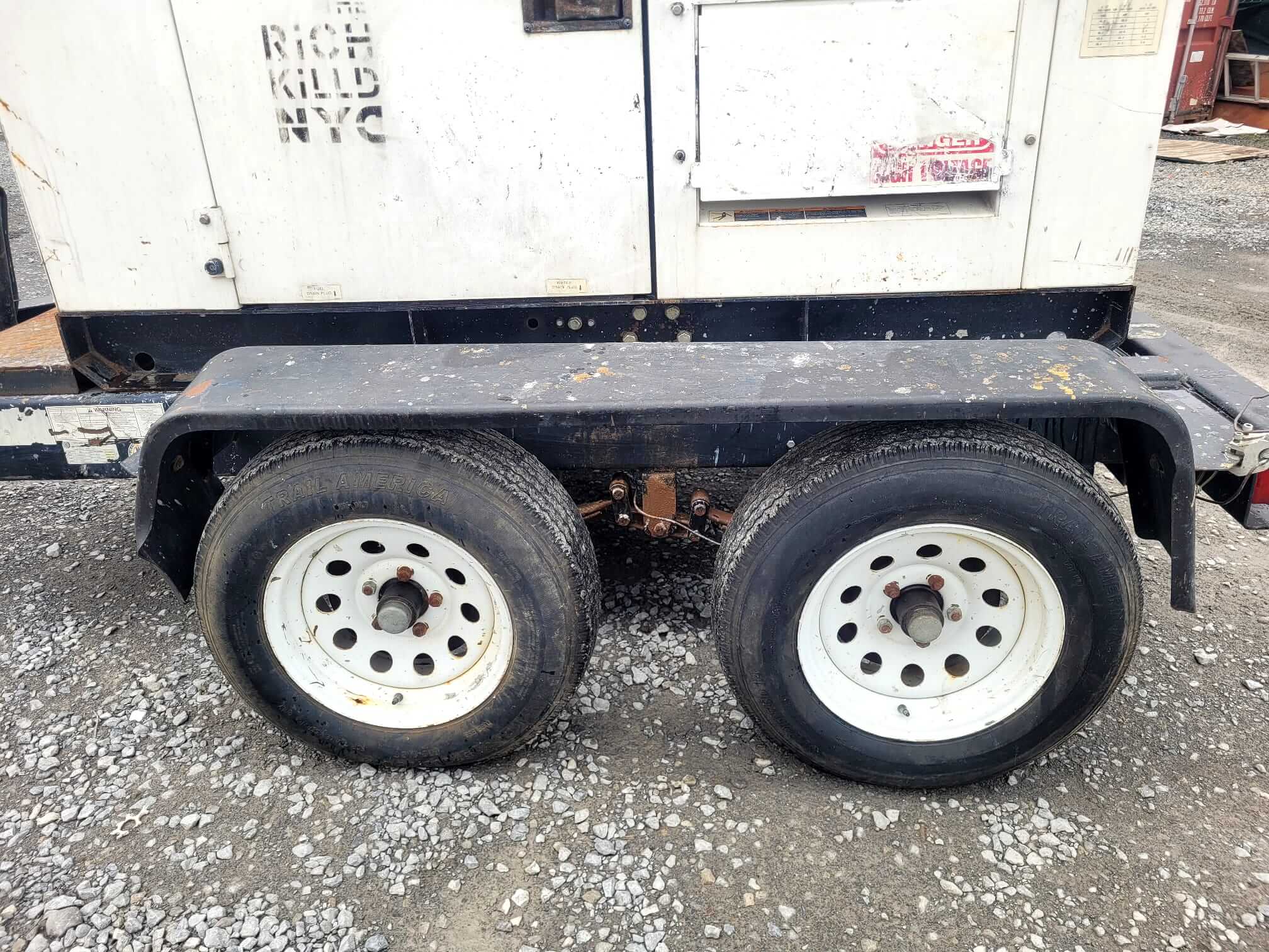 2007 MQ Whisperwatt DCA-45SSIU3 (45kva) Towable Generator