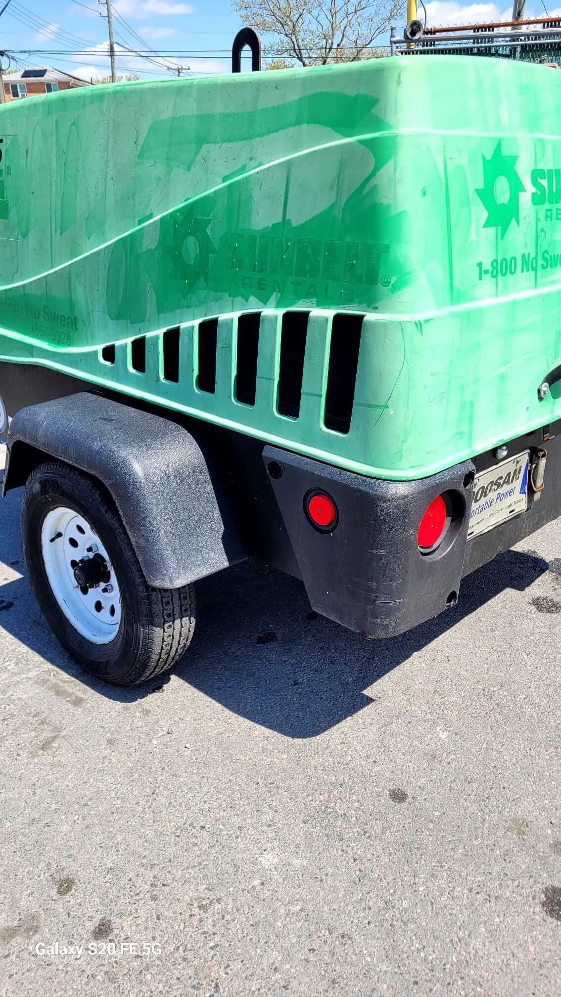 2014 Doosan C185WKUB-FX-T4I Air Compressor-Tow Behind