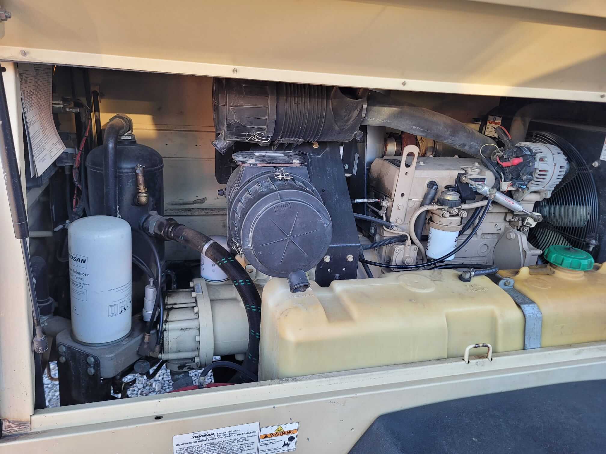 2013 Doosan P185WJD Towable Air Compressor