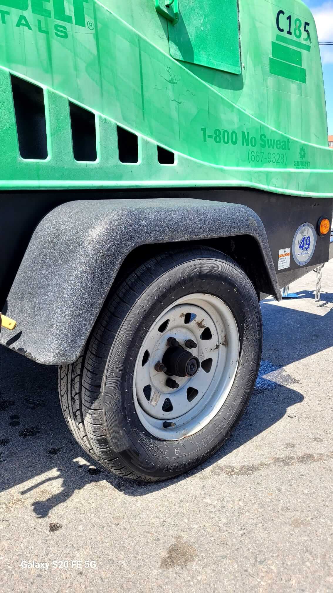 2014 Doosan C185WKUB-FX-T4I Air Compressor-Tow Behind