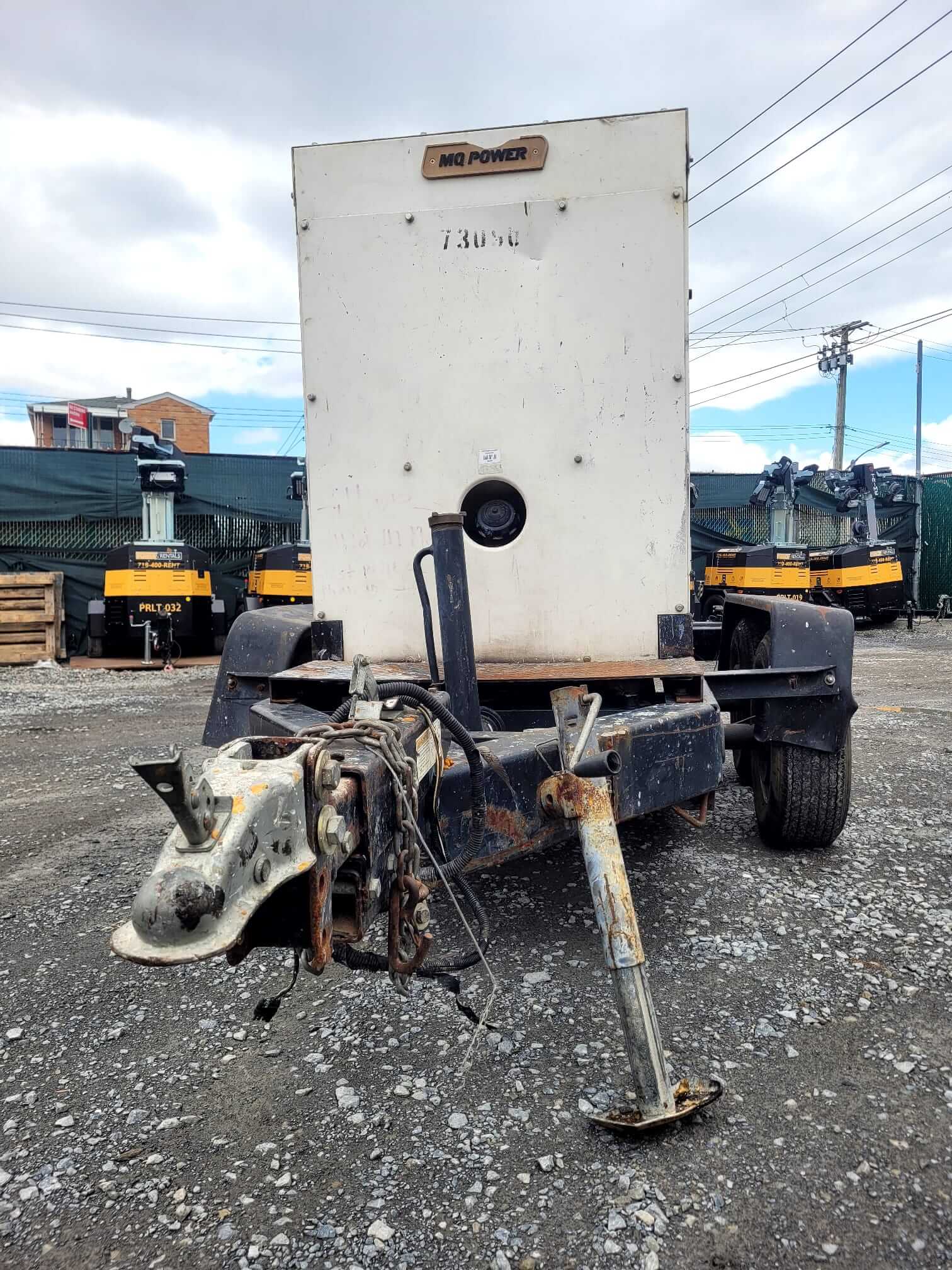 2007 MQ Whisperwatt DCA-45SSIU3 (45kva) Towable Generator