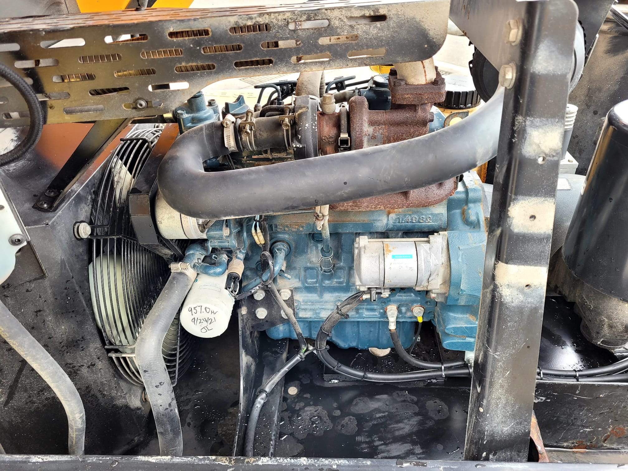 2015 Kaeser M50PE Tow Behind Air Compressor