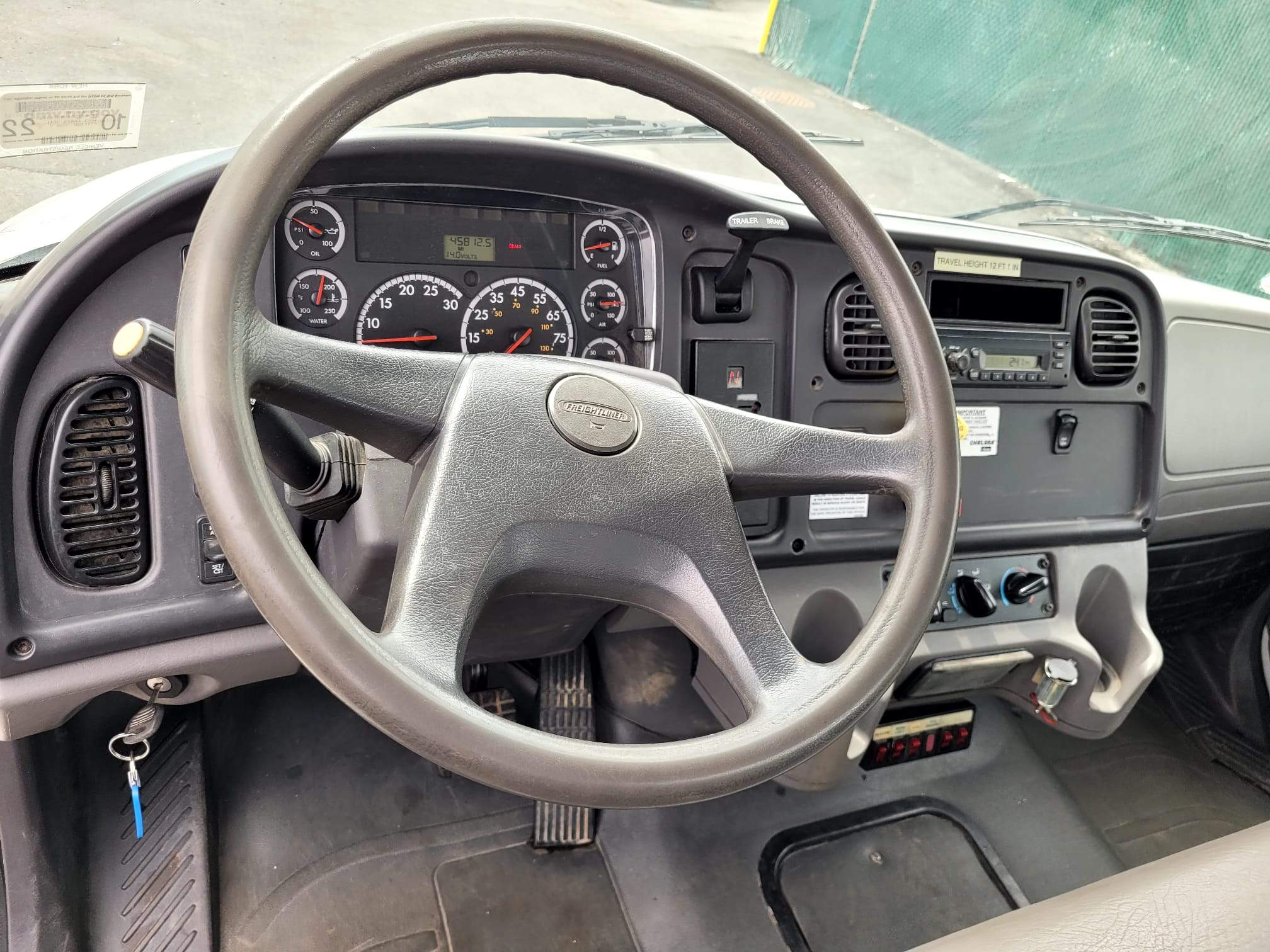 2005 Freightliner M2-106 Flatbed Knuckle Boom Truck With Lift Gate