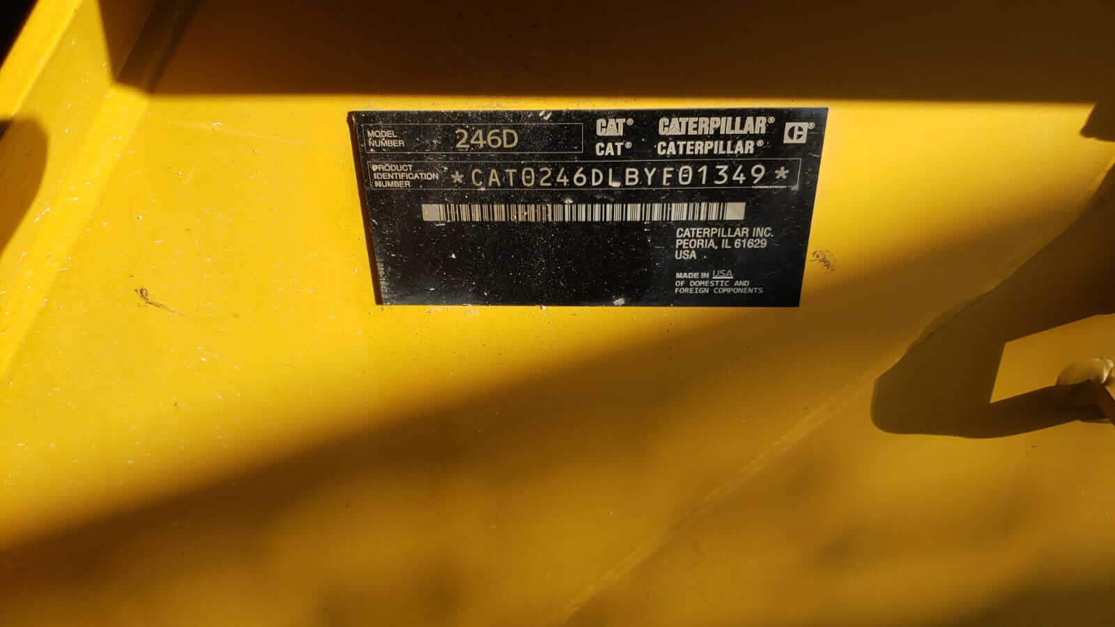 2015 Caterpillar 246D Skid Steer