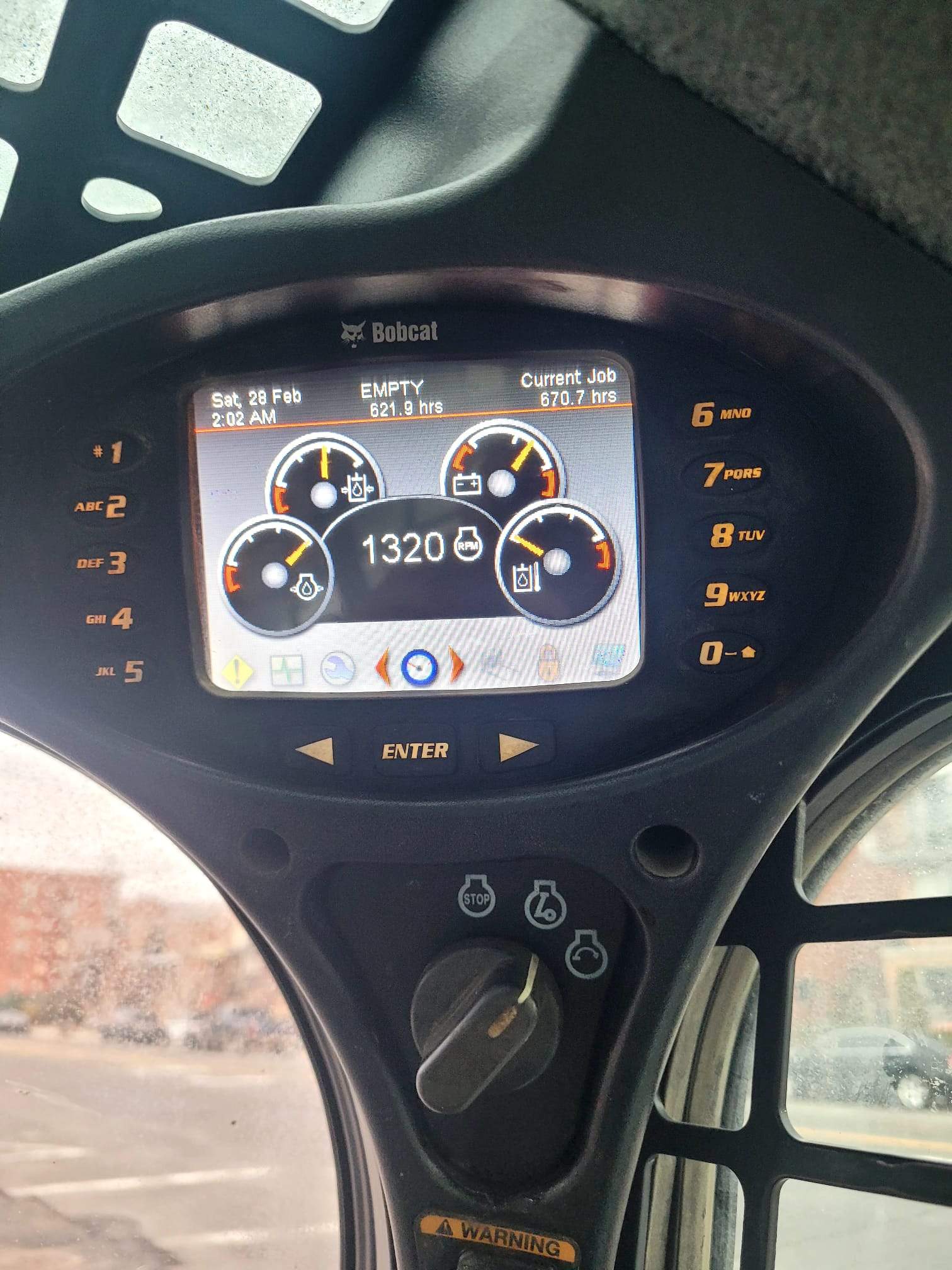 2016 Bobcat S740 Skid Steer-3,670 Hours