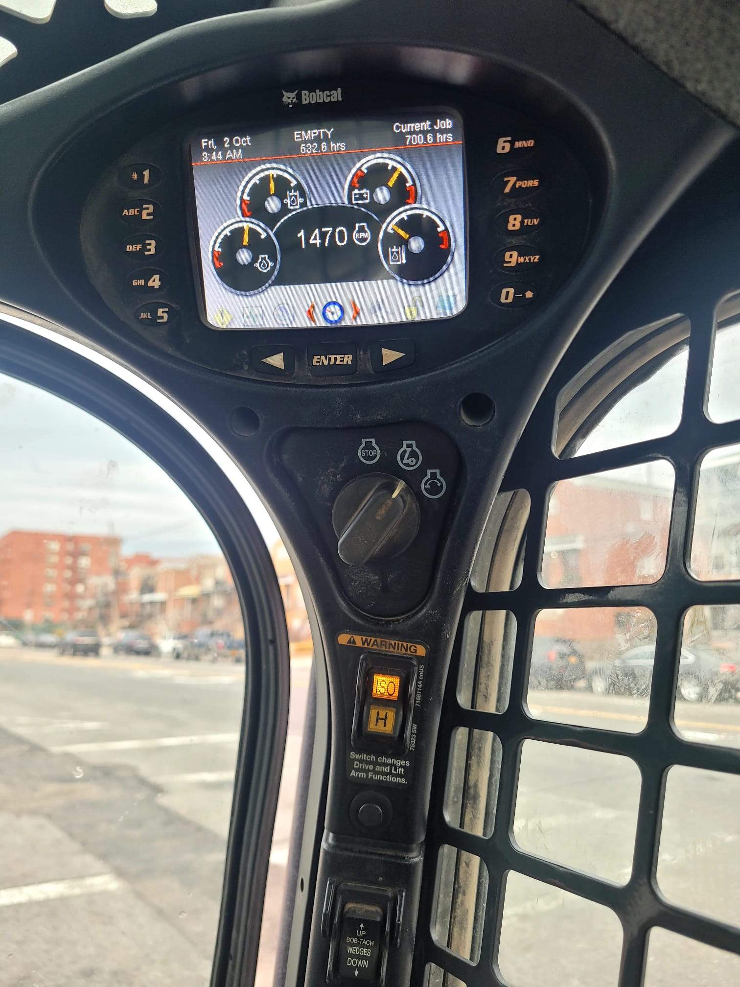 2016 Bobcat S740 Skid Steer -3,700 Hours