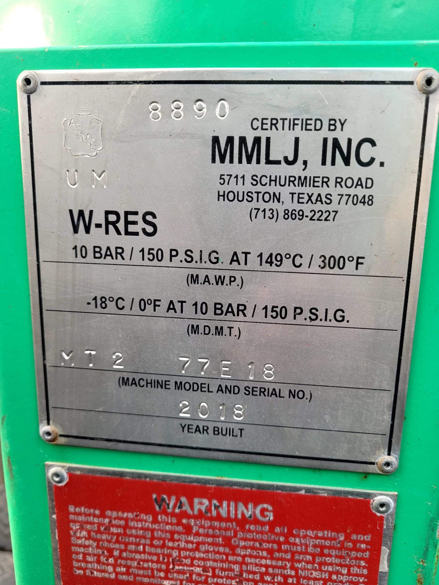 2018 Dustless Blasting DB800M Unit with Air Compressor and Trailer