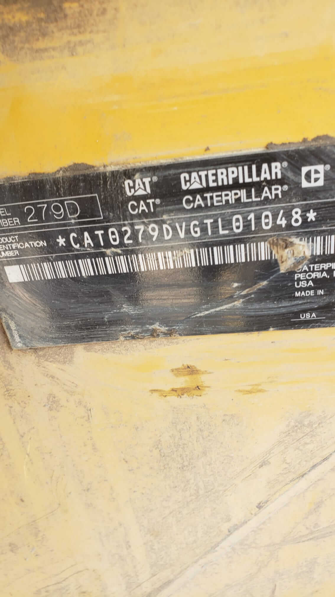 2014 CAT 279D Track Skid Steer