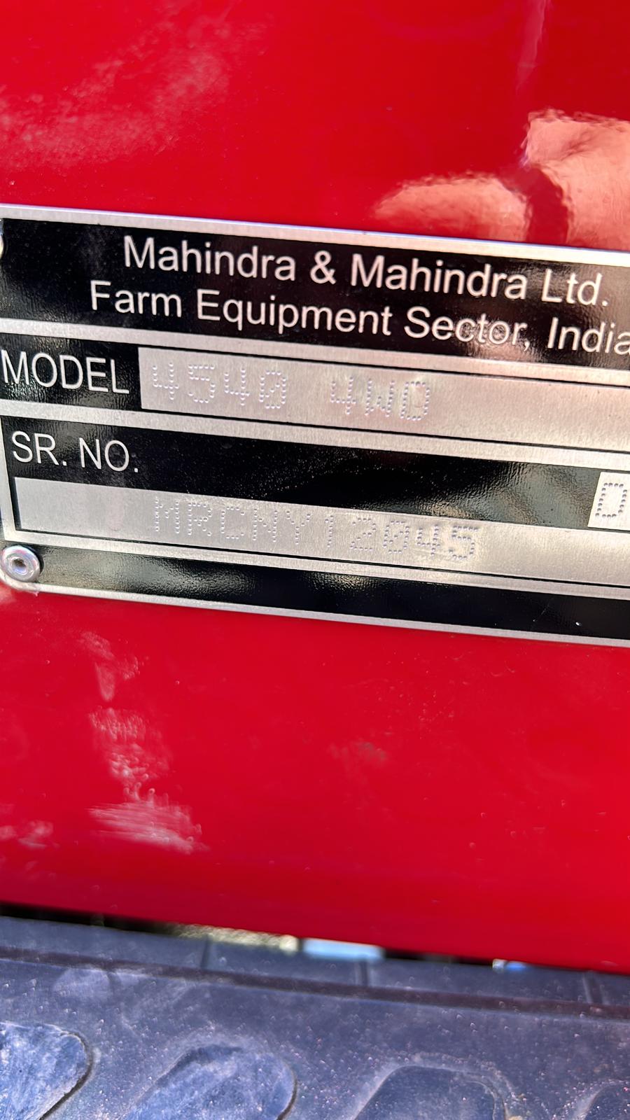 2023 Mahindra 4540 Tractor W/ Loader-New