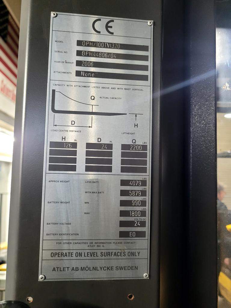 2006 Atlet OPH/TVI 320 Forklift