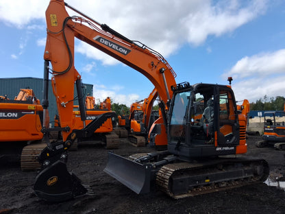 2026 Develon DX140LCR-7-30 Excavator W/Blade