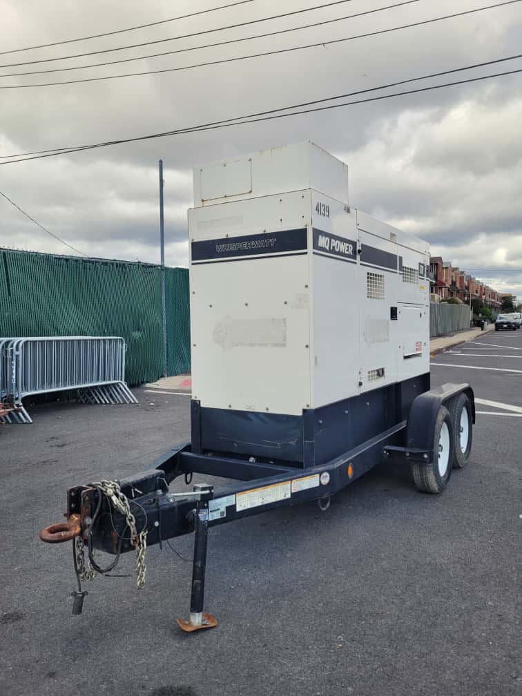 2017 MQ Whisperwatt DCA70SSIU4F Towable Generator-70kva