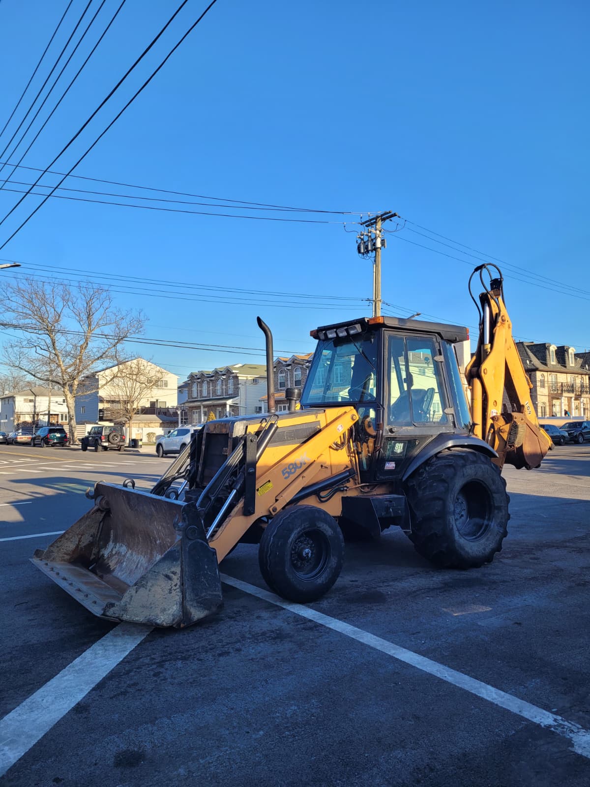 1989 CASE 580K Loader Backhoe w/Extendahoe