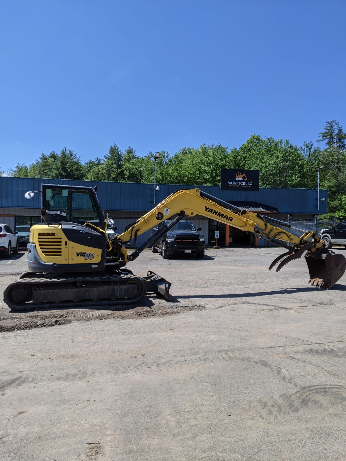 2019 Yanmar Vio80-1A Excavator w/ Thumb