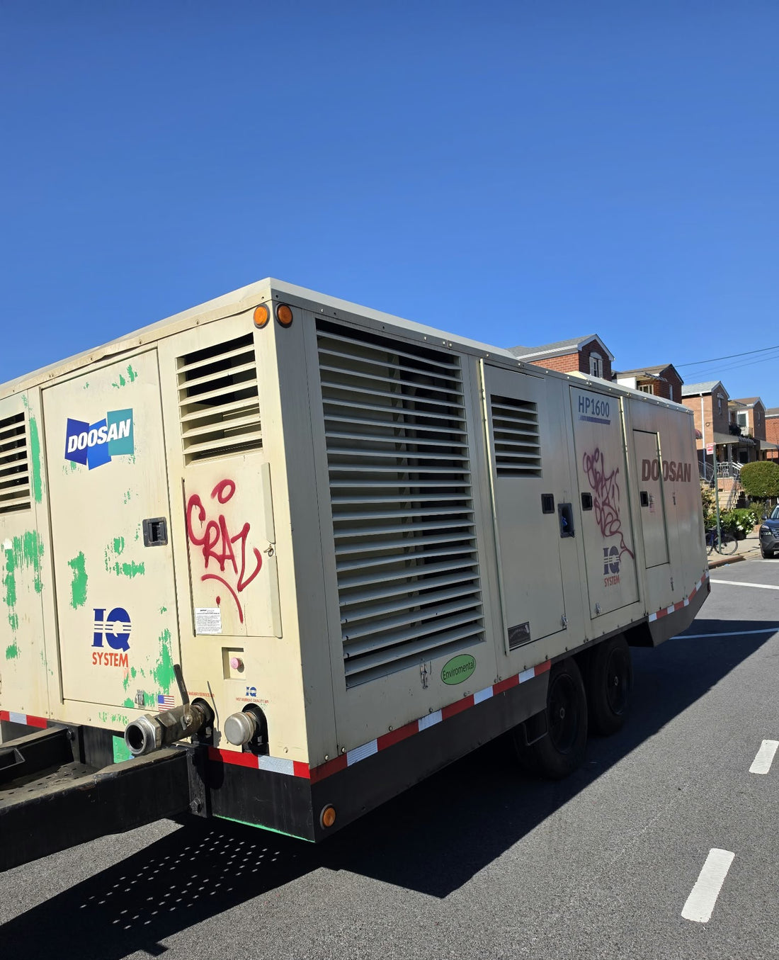2014 Doosan HP1600IQ Towable Air Compressor